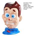 Human Face Spot Popping Toy Stress Relief Pimple Popping Toy Game for Kids Adults Fun Water Spraying Spot Popping Game for Family Party Prank Prop Board Game. 
