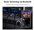 PALOVUE LinkFlow Qualcomm CSR aptX Low Latency Bluetooth 5.0 Audio Receiver Adapter Wireless Car Kit Music Streaming & HandsFree Calling for Car / Home Stereo Speakers 3.5mm Aux Jack  No Charging Needed Direct USB Powered. 