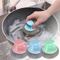 Strong Magic stainless steel Cleaning Brush Dish Bowl Washing Sponge Kitchen Pot Pan Window cleaner tools Kitchen Clean Brush. 