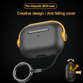 (Only Case) ARMICO for AirPods Pro Case Cover Enjoy Music Airpod Pro Case 3D Musical Boy Shockproof Cases for Airpods Pro with Keychain Cover. 