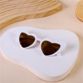 Fashion Heart Shap Cute Kids Sunglasses Big Frame Glitter Pink Summer Sun Shades Glasses Outdoor Eyeglasses UV400 Trend Eyewear. 