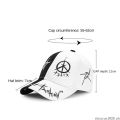 Hats Korean version Trendy fashion ins Caps All-match styling caps Baseball caps Sun hats Fashion men's and women's sun hats Student hats. 