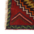 Hand Made Vintage Afghan 2'x7'8ft Tribal Hallway Runner Qaleen Red Carpet Rug 239x63cm R18273. 