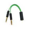 Factory wholesale for Razer computer headset 2-in-1 adapter headset game splitter audio conversion. 