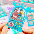 Handheld Marble Maze Toy Portable Cartoon Rolling Ball Maze Game Toy for Kids Educational Handheld Game Console Gift Mini Game Machine for Children Parent-child Play Toy. 