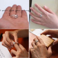 Wholesale Hug Ring Adjustable I Love You Forever Couple Hugging Rings For Women Men. 