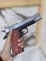 Metal Toy Gun Die Cast – Realistic Classic Colt Style | Non-Firing Safe Toy Gun for Kids & Collectors | Heavy Metal Build Mini Replica. 