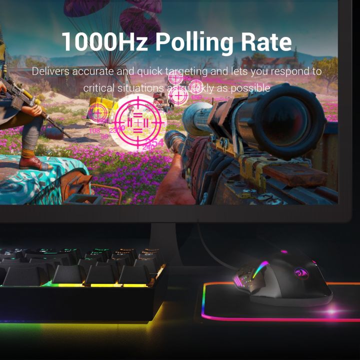 Redragon%20M601%20CENTROPHORUS%202%20Adjustable%207200%20DPI%20RGB%20Gaming%20Mouse%20-%20Image%202