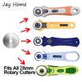 28MM Rotary Cutter Blades Rotary Cutter Replacement Sewing Machines Circle Cutter for Paper Quilting Scrapbooking Cutting. 