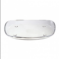 Rectangular glass serving tray | 35 cm long serving platter | Mono tray by Noritazeh. 