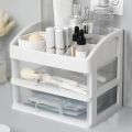 Makeup | Jewelry Storage Holder Box with 1/2 Big Drawer Layers, Transparent Design, Large Number of Items, Ideal for Displaying in the Organizer Or on a Dressing Table, Perfect for Organizing makeup on a Beauty Parlour Desktop. 