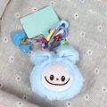 Kawaii Squeak Labubu Plush Doll Cute Stuffed Doll Keychain Backpack Pendant NOVO. 