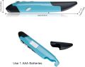 lychee Wireless Optical Pocket Pen Mouse, 2.4GHZ USB Wireless Optical Pen Mouse 800/1200/1600 DPI Adjustable Handwriting Mini Mice for PC Laptop Notebook Computer Mac (Blue) ORIGINAL UK ZONE STOCK. 