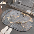 Bath Mat Water Absorbent Non-Slip, Water Absorbent Bath Carpet for Bathroom, Shower Room, Tub, Entryway, Kitchen, Sink - Random Colour. 