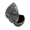 Classic Vintage Antique Heart Shape Jewelry Box Ring Small Trinket Storage Organizer Chest Christmas Gift,galactic. 