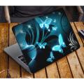 3930588 buterfly black laptop back vinyl skin sticker 12 13 14 15 15.6 inch size for all laptop skin sticker. 