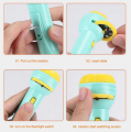 Hot Selling Projector Flashlight for Kids  Early Childhood Educational Toy Birthday Gift Projector Torch for kids Multicolor. 