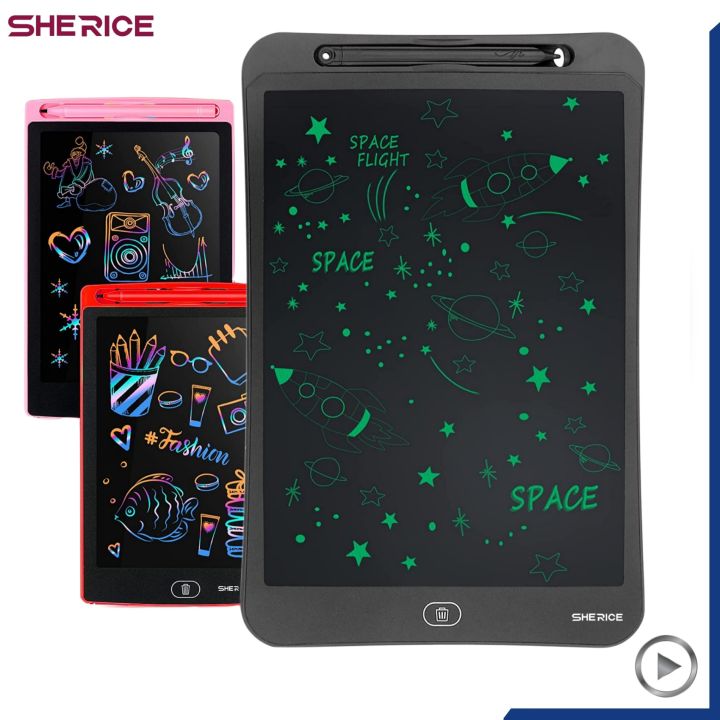 Multi color LCD 8.5 inch Writing Drawing Tablet Tab Scruble board educational toys