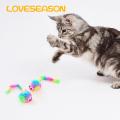 Cat Toys Interactive Plush Mouse Cat Toy with Big Eyes Vibrant Colors Bite Resistant Relieves Boredom Perfect for Southeast Asian Cat Playtime High-quality Plush Cat Toys. 