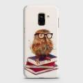 Samsung Galaxy A8 (2018) Cover - SkinLee HQ Hard Case - Funny Owl Little World - SKINLEE-438-1-240-136. 