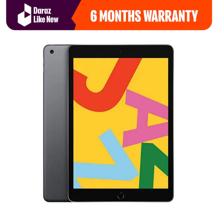 Apple iPad 7th Generation (2019) | 10.2" Display | 32GB Storage | iOS 17 | Space Grey | Ultimate Gaming Tablet for PUBG | Buy Now on Daraz | Daraz Like New Tablets