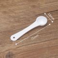 1 Gram Powder Mini Tool Home Scoop Garden Practical Fertilizer White Spoon Durable Measuring Tool Portable Lightweight. 