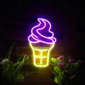 Cone Neon Logo board glow Neon light wall Signboards LED sign boards for Shop restaurant room decoration. 