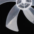 1Pc Large Wind Fan Blade for 16 Inch Household Plastic Fan Blade Five Leaves With Nut Cover For Pedestal Fan Table Fan Wall Fan. 