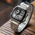 Casio - AE-1200WHD-1AVDF - Digital Wrist Watch for Men - Stainless Steel - Youth Series. 