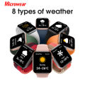 Microwear 007 Wireless Charging Smart Watch with Calling Feature. 