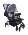 Baby Stroller With Tray - Black. 