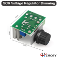 2000 Watt 2000W SCR AC 220V Automatic Dimmer Speed Controller for generator bypass kit Voltage Regulator βoard by Hemofy. 