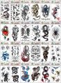 Random Tattoo Designs Body  Art Stickers for Fun  Party Kids Birthday Return Gifts  10 Different Temporary Tattoos. 