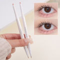 Ultra Thin White Diamond Lying Silkworm Pen 2-in-1 Eye Shadow Brightening Highlighter Gel Smooth Liquid Brown Makeup. 
