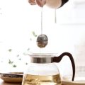 [High Quality] Spice, Herb,Tea and Seasoning Filter Ball with Hanging Hook - Stainless Steel Ball Tea Infuser Mesh Filter Strainer w/hook Loose Tea Leaf Spice Ball with Rope chain Home Kitchen Tools , tea ball strainer , tea ball infuser , tea ball. 