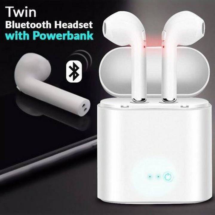 Twin True Wireless Headset I7 Tws V4.2+Edr With Power Bank