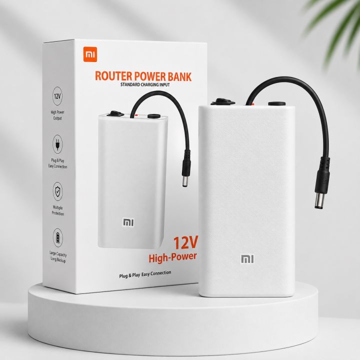 Router Power Bank 12V 9V Supported WiFi Router UPS Backup Battery ...