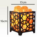 Pink Himalayan Rock Salt Lamp SPB-37 │ GM SALT │ Home Décor │Bedside Lamp │ Decoration for Side Table │Himalayan Pink Salt Lamp Basket │ Natural Salt Lamp │ Metal Basket │ 15 Watt Bulb │ Laser Cut Basket │ Cord Wire │ SPB-37. 