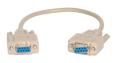 DB9 Female to DB9 Female Serial Cable / DB9 Serial Cable Female to Female 9 Pin Straight Through 8 Inch Length Genuine Branded. 