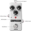 Compressor Guitar Pedal, Mini Effect Processor Circuit Universal for Guitar and Bass KOKKO. 