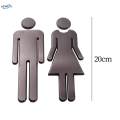 Modern Bathroom Sign Men Women Toilet Sign for Shopping Malls Shop Office. 