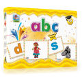 Premium Laminated Early Learners abc Small Alphabets Large Flash Cards Export Quality Size: "7.0 x 9.5" Easy way of Learning for ChildS. 