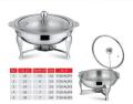 Alpha Stainless Steel Serving Dish Chafing Dish Round Buffet Serving Dish for Dining Table All Sizes Available. 