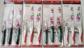 3 Knives set Beautiful Decal Printing Blade Finish Knife High Carbon Stainless Steel | 2 tone elegant design | Titanize Knives | Painting Knives | Non Stick knives. 