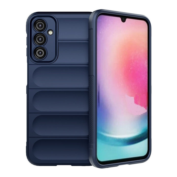 For Samsung Galaxy A24 4G Case Camera Protection Back Cover Shockproof Casing Shell Silicone Softcase