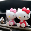 Kai Cry Cat Shake Head Doll Car Ornament Cartoon Cute Cake Decoration Supplies. 