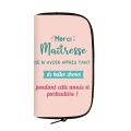 Super Atsem Merci Maitresse Print Wallet Woman Aesthetic Graphic Girls Case ID Card Bag Teacher's Day Graduation Gift. 