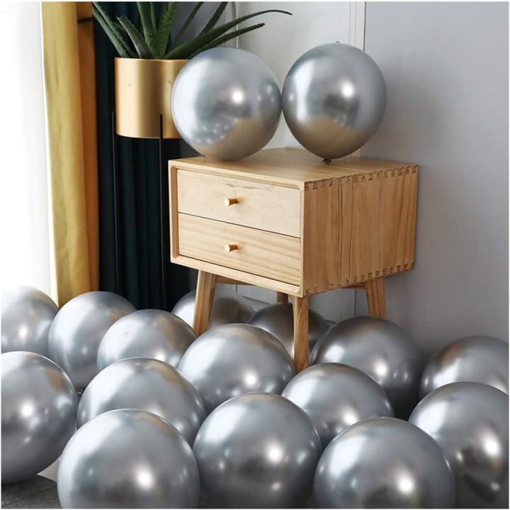 Pack%20of%2020%20Metallic%20Chrome%20Silver%20Shiny%20Balloons%20Large%2014%20Inch%20Latex%20Balloons,%20Party%20Balloons%20for%20Happy%20Birthday%20Baby%20Shower%20Graduation%20Wedding%20Anniversary%20Decorations%20Helium%20Supported%20-%20Image%203