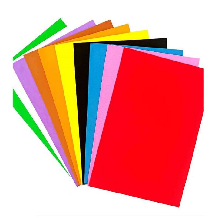 10pcs different colour A4 size  Fomic Sheet Foamic Sheet for Art Work (size 8X12In)