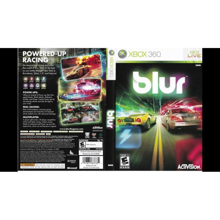 Blur Game for Xbox 360 (JTAG System)100% Working)
